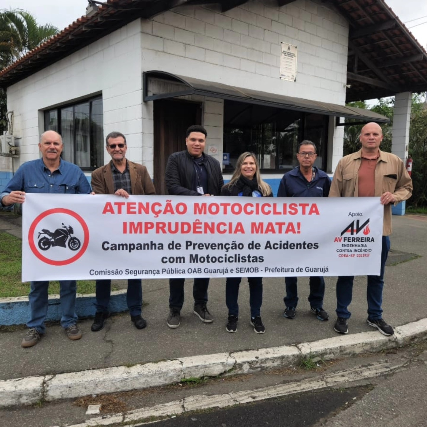 Participação da AEAGuarujá em Ação Educativa – Dia dos Motociclistas